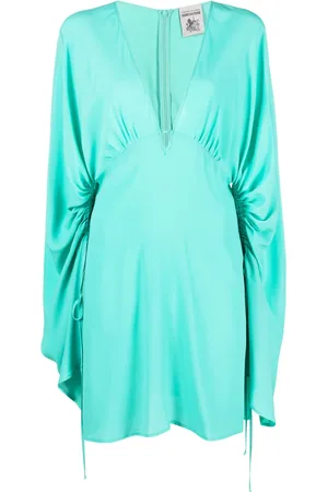 SEMICOUTURE Kort kjole med V-hals