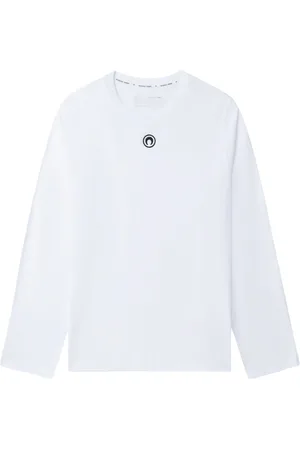 Marine Serre T-shirt med logobroderi