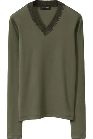 Fabiana Filippi T-shirt i jersey med V-hals