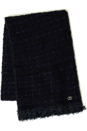 Twin-Set Finstrikket tørklæde med lurex-detalje