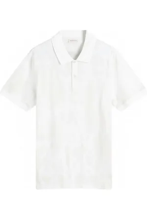 Alexander McQueen Polo med graffiti-tryk