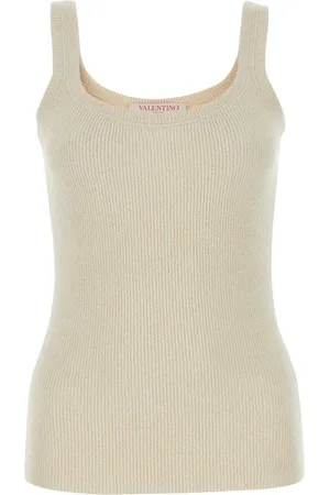 VALENTINO GARAVANI Ribbet tanktop