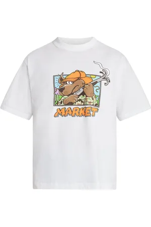 MARKET T-shirt med logotryk