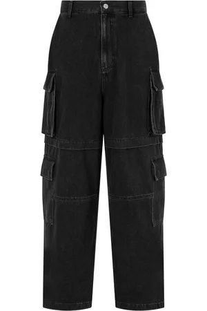 Studio Tomboy Cargobukser i denim med brede ben