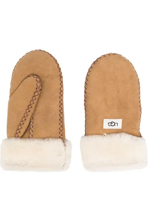 UGG Handsker med pelsfor og logo