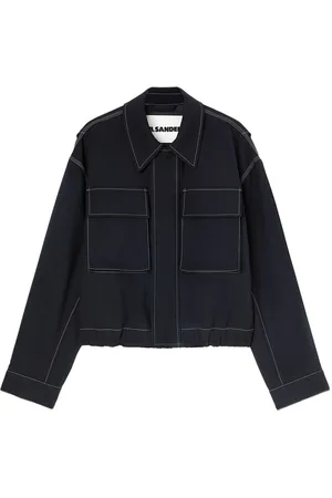 Jil Sander Skjortejakke med skjult lukning