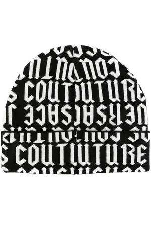 VERSACE Hue med logo i jacquard
