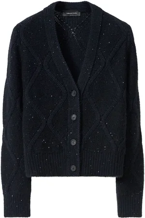 Fabiana Filippi Pailletudsmykket cardigan