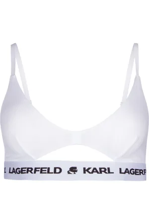 Karl Lagerfeld Bh med logobånd og huldetalje