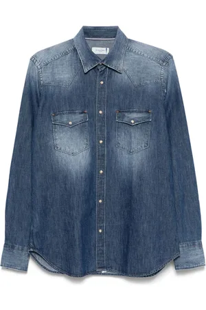 Tintoria Mattei Forvasket denimskjorte