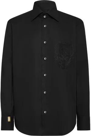 BILLIONAIRE Skjorte med monogram-broderi