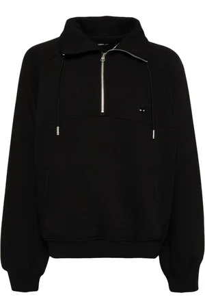 SONGZIO Assemblage sweatshirt med kort lynlås