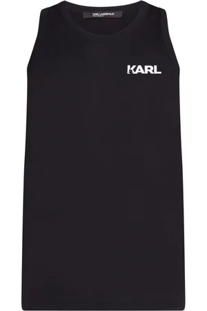 Karl Lagerfeld Strand-tanktop med logo