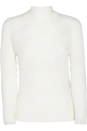 Issey Miyake Trøje med plisseret effekt