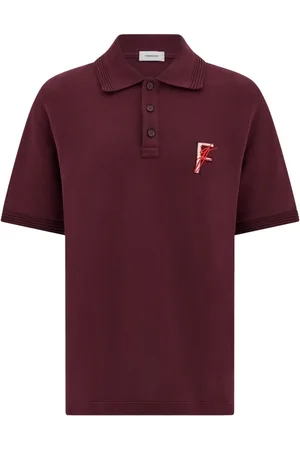Salvatore Ferragamo Polo med broderet logo