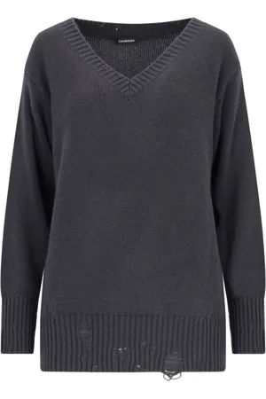 Canessa Sweater med slitageeffekt