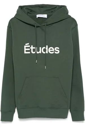 Etudes Hættetrøje med logotryk