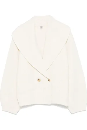 Totême Cardigan med sjalrevers