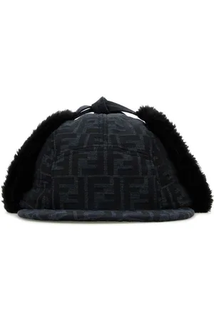 Fendi Hat i kanvas med FF-logo
