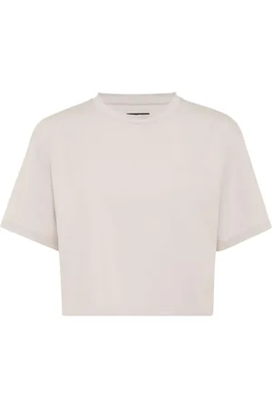 Philipp Plein Cropped T-shirt med rund hals