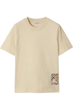 Burberry T-shirt med vintage-ternet mærke