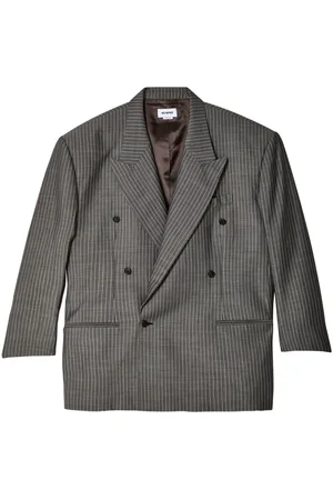 Hed Mayner Dobbeltradet nålestribet blazer
