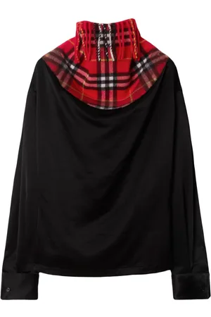 Burberry Top med tørklædedetalje
