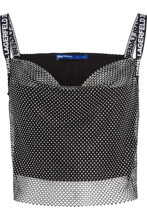 Karl Lagerfeld Top i chainmail
