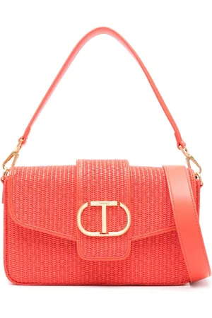 Twin-Set Amie crossbody-taske i bast
