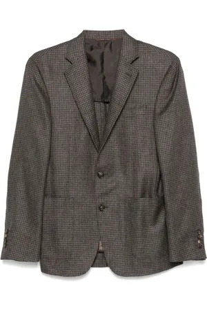 CANALI Blazer med houndstooth-mønster