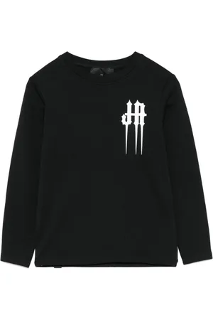 John Richmond T-shirt med logotryk