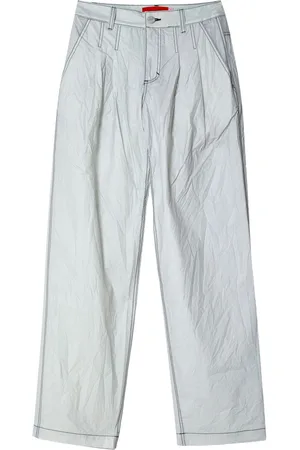 ECKHAUS LATTA Skinnende bukser med lige ben