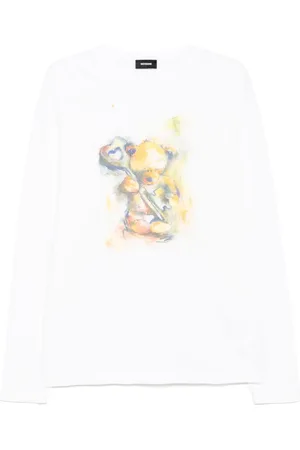 We11 Done T-shirt med bamsemotiv