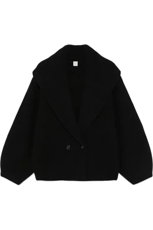 Totême Cardigan med sjalrevers