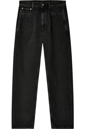 Hed Mayner Jeans med lige ben og plisseret detalje
