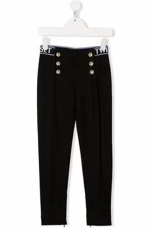 Twin-Set Leggings med logolinning