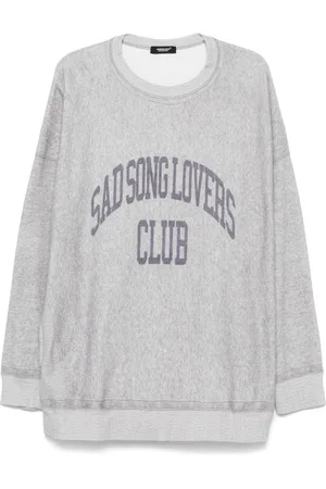 UNDERCOVER Sweatshirt med slogantryk