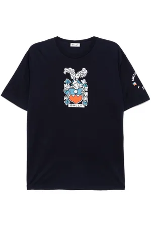 Bally Kortærmet T-shirt med grafisk tryk