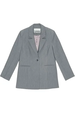 Ganni Meleret blazer i twill
