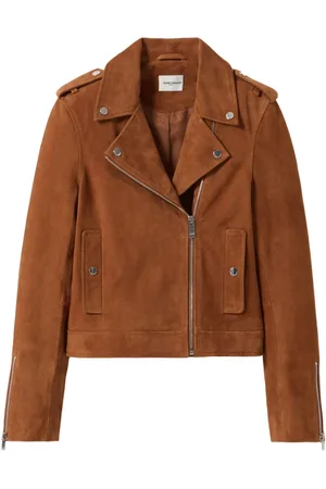 Claudie Pierlot Bikerjakke i ruskind