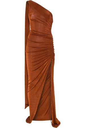 Atu Body Couture Lang asymmetrisk kjole med ruche