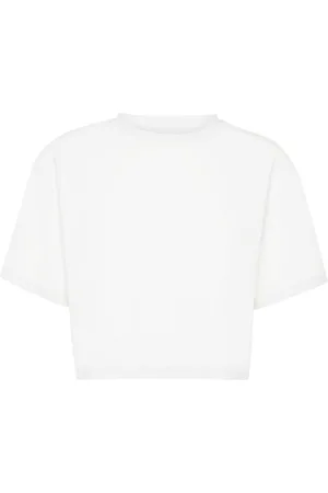 Philipp Plein Cropped T-shirt med rund hals