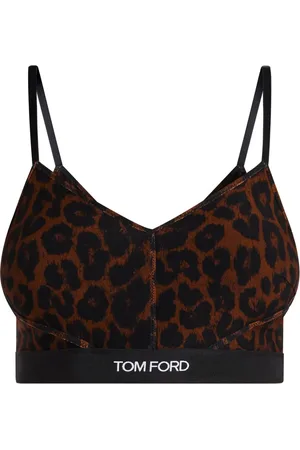 Tom Ford Leopardmønstret top