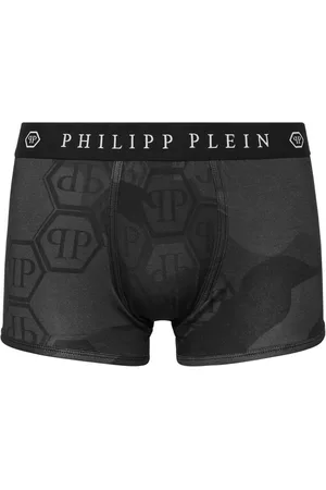Philipp Plein Boksershorts med kamuflagetryk og monogram