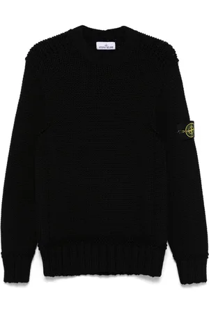 Stone Island Sweater med kompasmærke