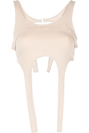 HELIOT EMIL Cropped vesttop med paneler