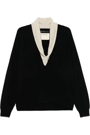 Frenckenberger Sweater med sjalskrave