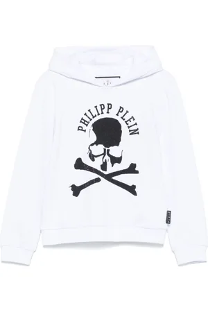 Philipp Plein Hættetrøje med dødningehovedtryk