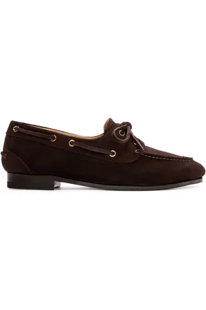 Bally Plume mokkasiner i ruskind