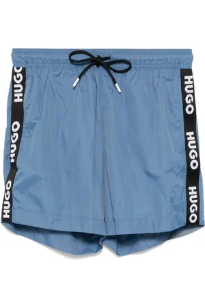 HUGO BOSS Badeshorts med logokant